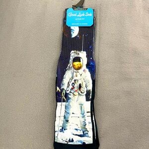 Apollo Men's Active Fit Crew Socks Shoe Size 8-13 Good Luck Socks